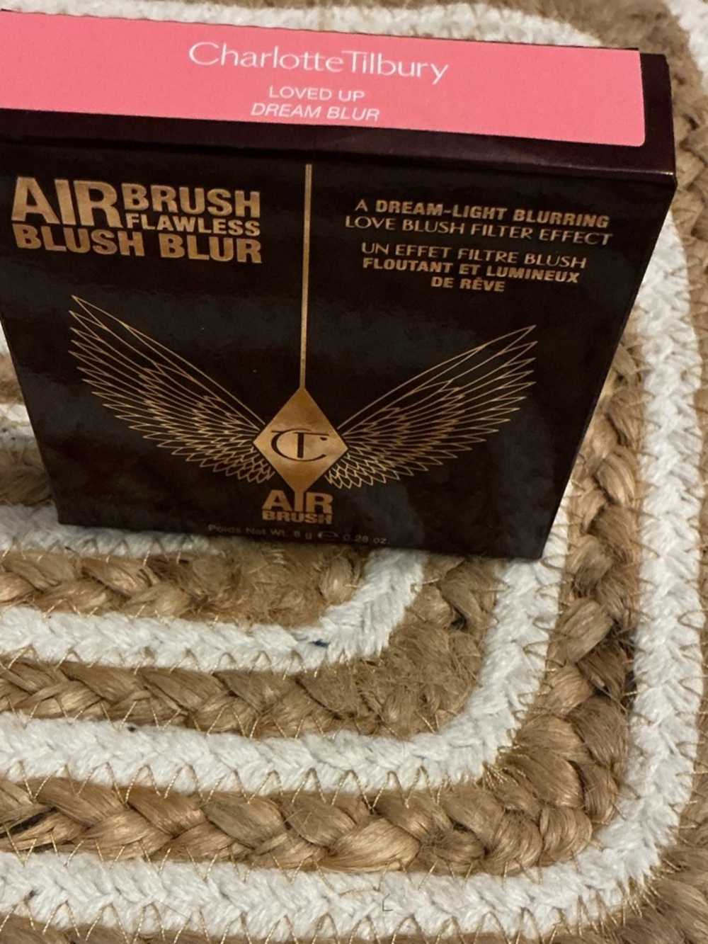 Charlotte Tilbury Airbrush Blush Blur - Pink and Gold Packaging